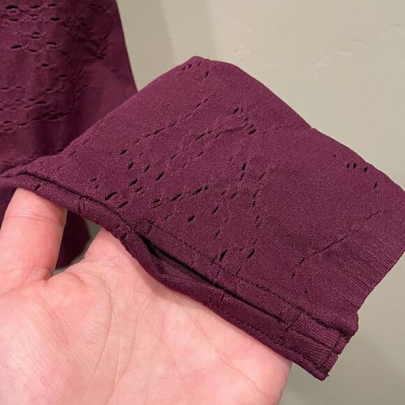 NWT Fabletics Luciana Seamless Purple Zip Up Jacket - Size: Small - Picture 7 of 8